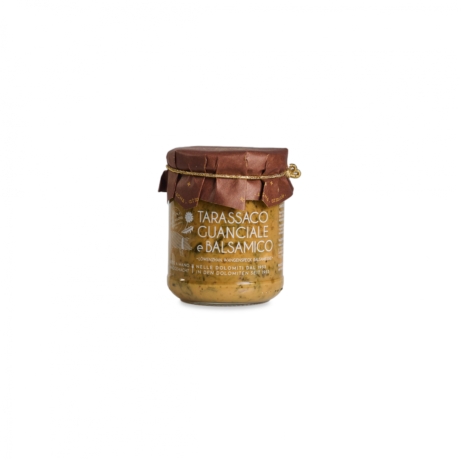 Tarassaco guanciale e balsamico 180gr