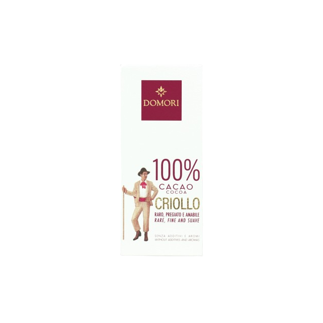 Criollo 100% Tablette Chocolat Noir Criollo 100% Tablette Chocolat Noir