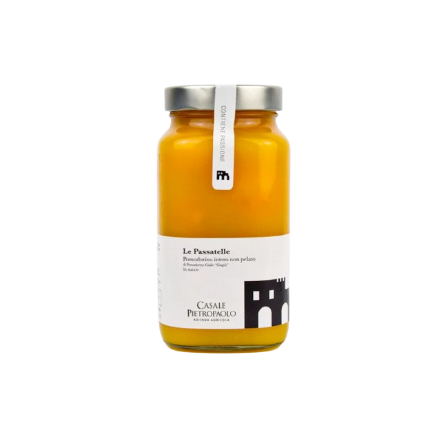 Passatelle Pomodorino Giallo Artigianale 580ml Passatelle Pomodorino Giallo Artigianale 580ml
