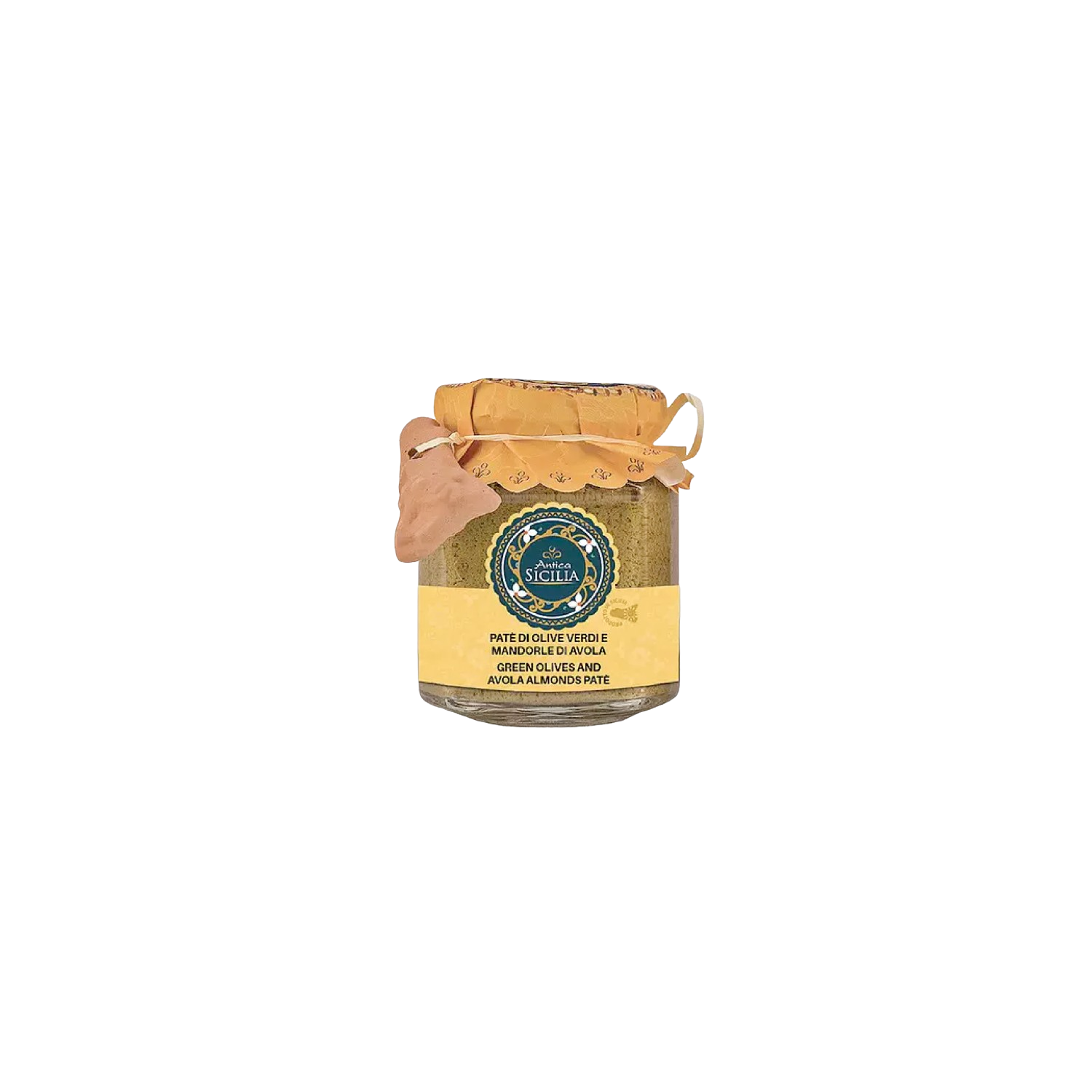 Patè Olive Verdi e Mandorle Sicilia 180gr Patè Olive Verdi e Mandorle Sicilia 180gr
