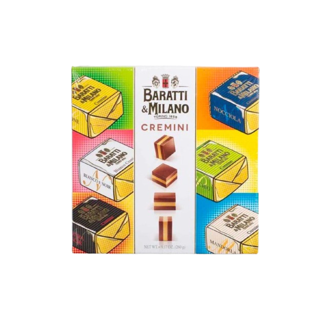 Cremini Assortis Noir Lait Noisette Pistache Cremini Assortis Noir Lait Noisette Pistache