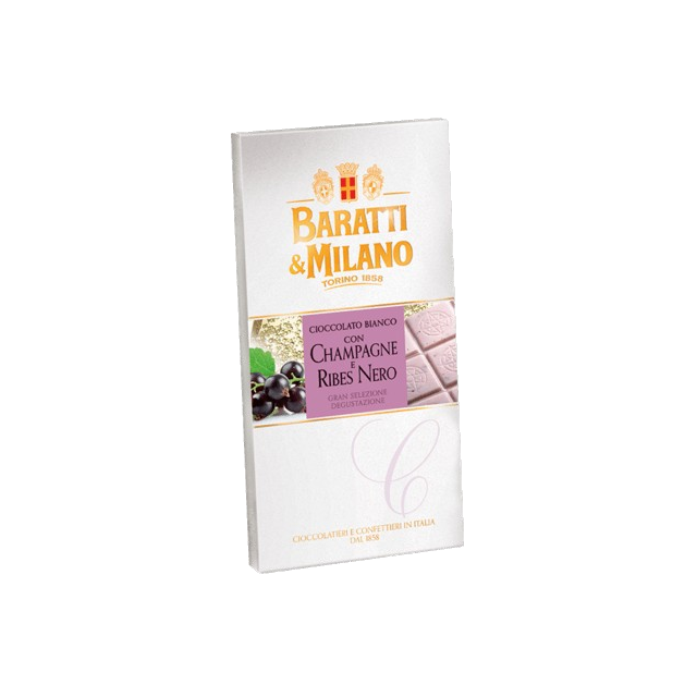 Tablette chocolatée au champagne et au cassis Tablette chocolatée au champagne et au cassis
