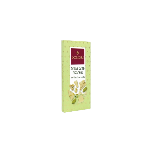 White Chocolate and Salted Sicilian Pistachios Bar White Chocolate and Salted Sicilian Pistachios Bar
