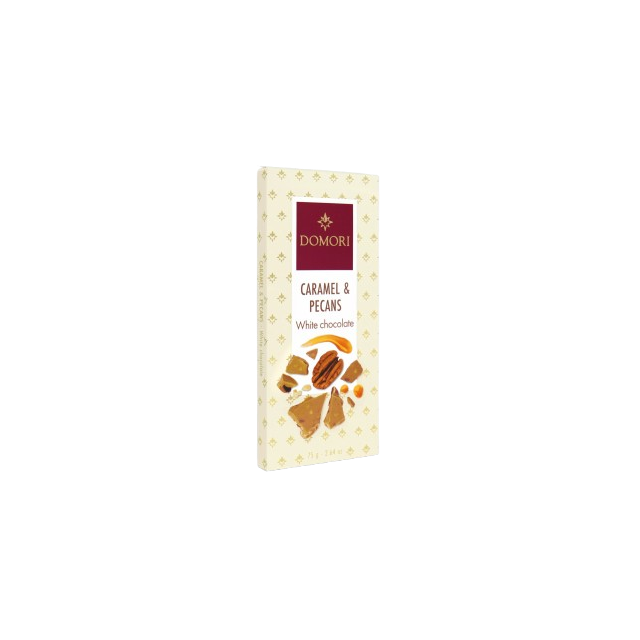 White Chocolate, Caramel and Pecan Nut Bar White Chocolate, Caramel and Pecan Nut Bar