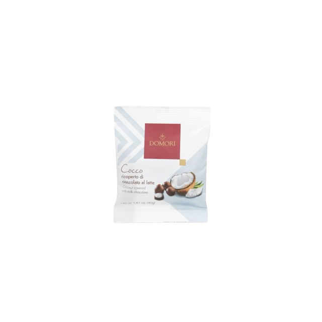 Dragées cocco ricoperti di cioccolato al latte