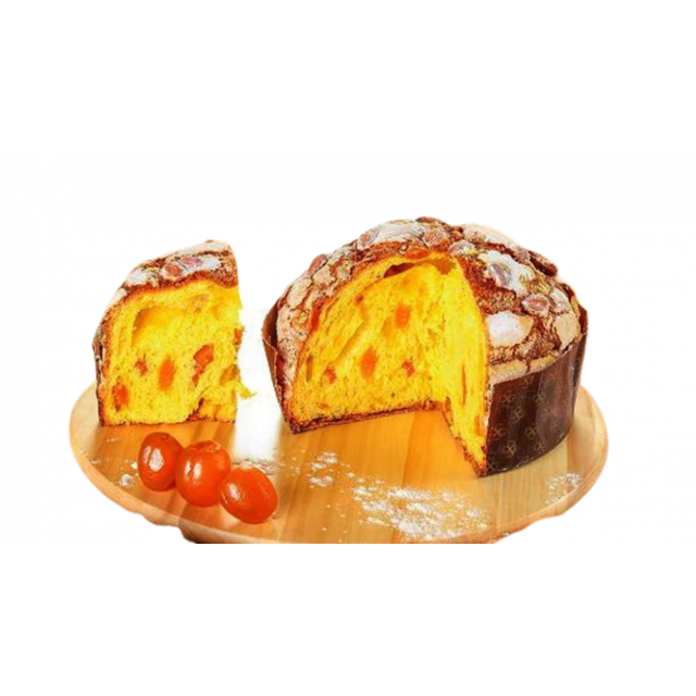 Handgemachter Panettone mit Vesuv-Aprikose Pellecchiella