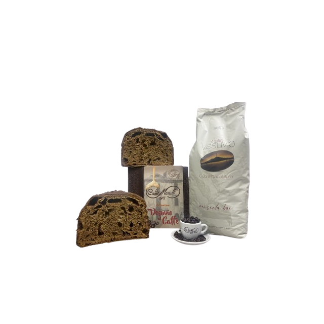 Panettone Vulcano au Café et Chocolat au Lait Panettone Vulcano au Café et Chocolat au Lait