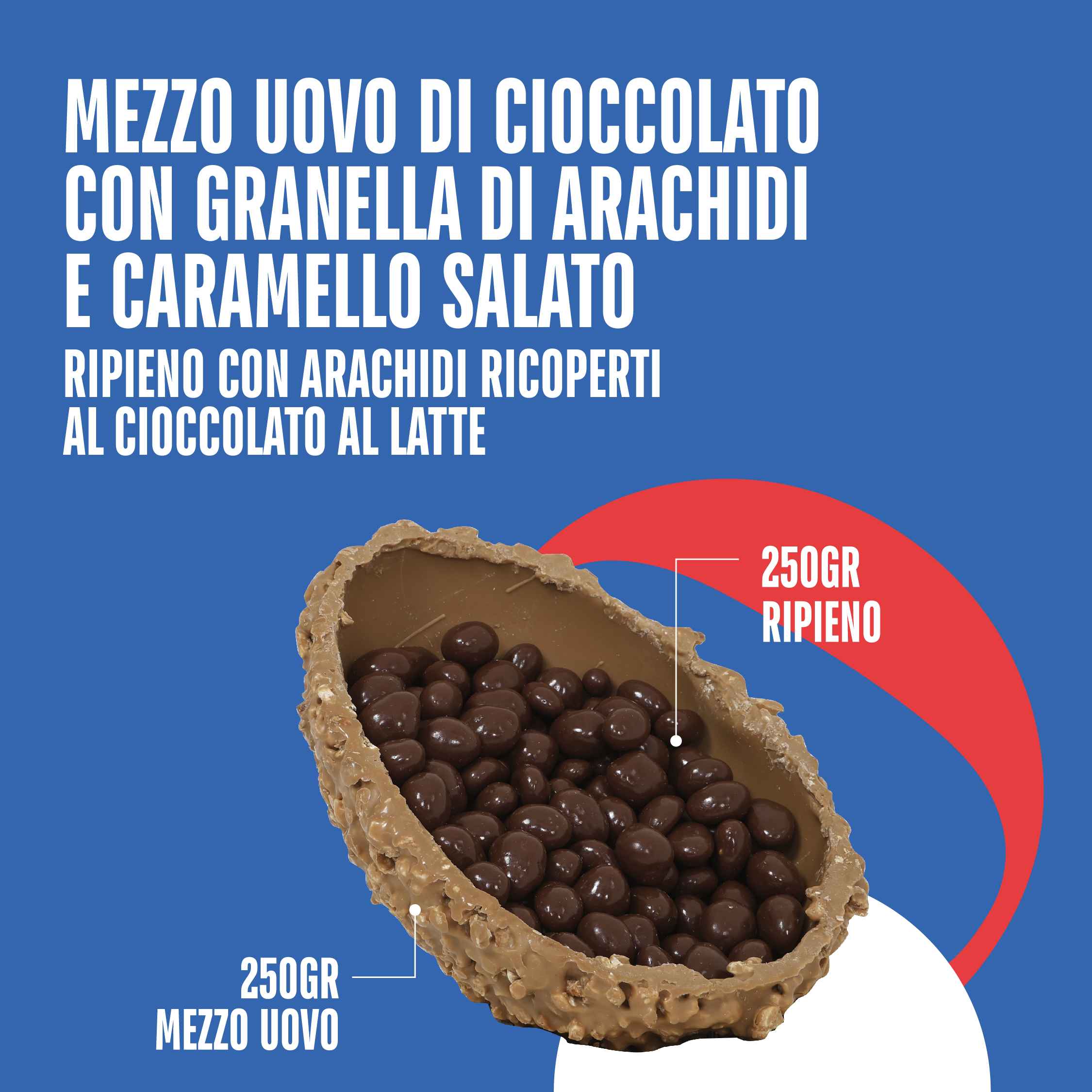 Uovo di Pasqua Caramello Salato e Arachidi